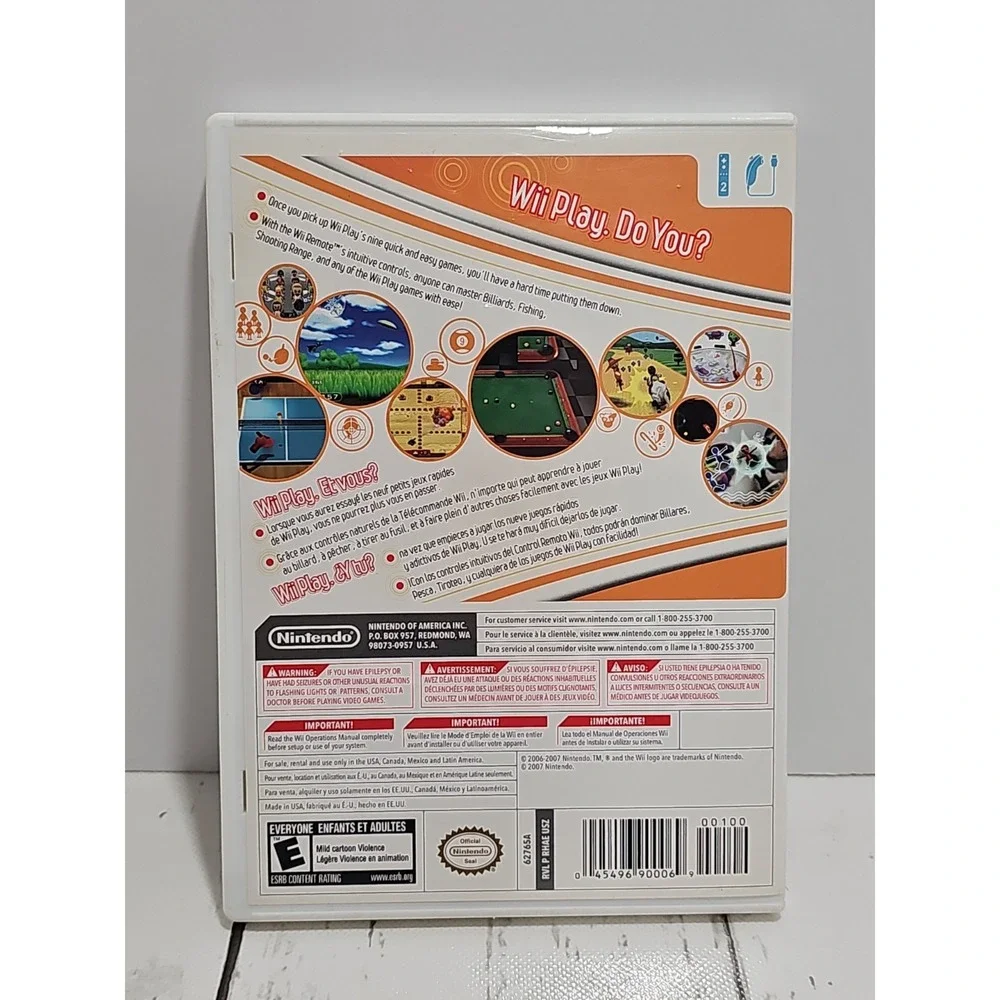 Wii Play with Remote (Wii, 2007)